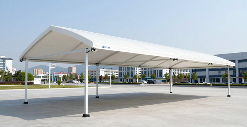 义乌启顺膜结构厂：定制6米伸缩雨棚、推拉棚，样式多全国发货