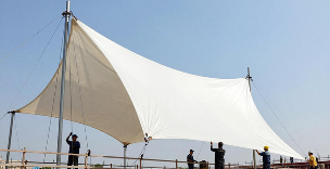 膜结构车棚ncjingshi_膜结构车棚安装步骤_膜结构车棚施工技术