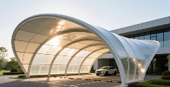 膜结构车棚是什么 工作原理及优势_膜结构车棚ncjingshi_膜结构车棚设计优势与功能性能