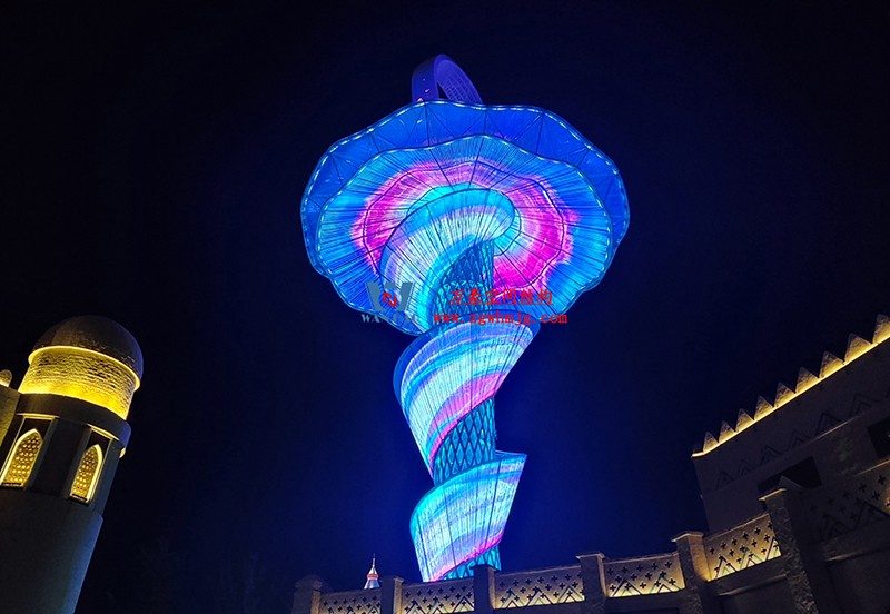 西安丝路塔ETFE膜结构