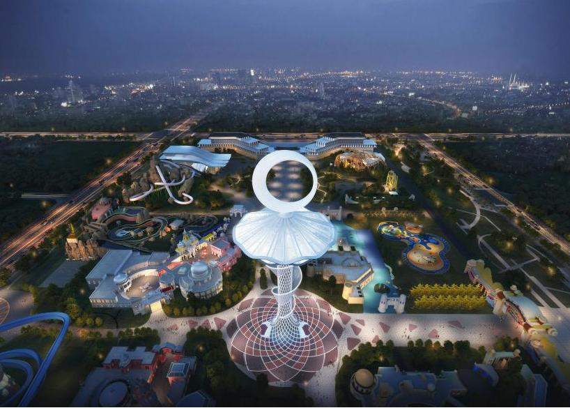 西安丝路塔ETFE膜结构 西安丝路塔ETFE膜结构