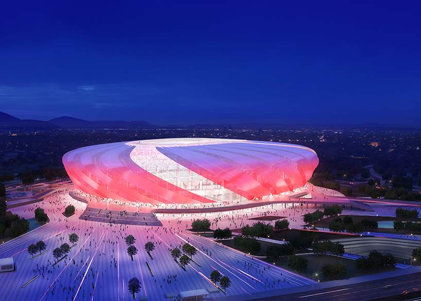 重庆龙兴亚洲杯体育场ETFE天幕项目 重庆龙兴亚洲杯体育场ETFE天幕项目