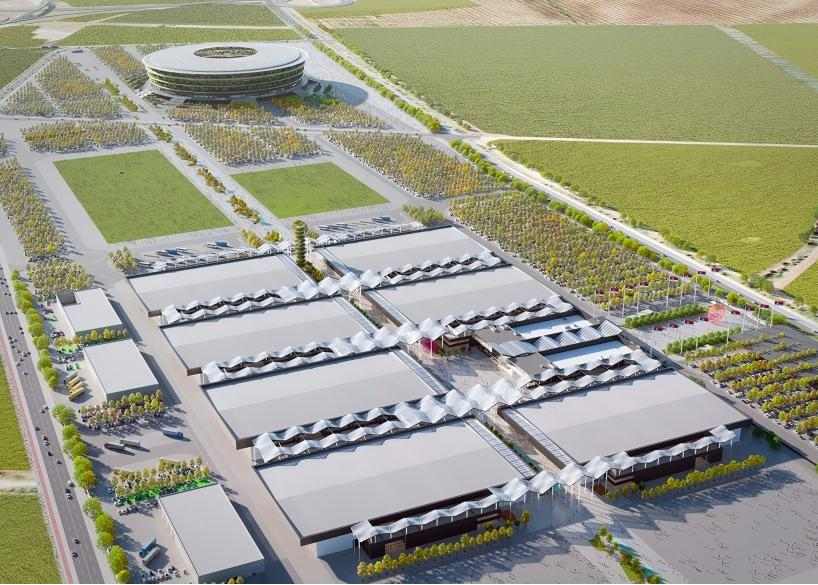 塞尔维亚会展中心ETFE膜结构