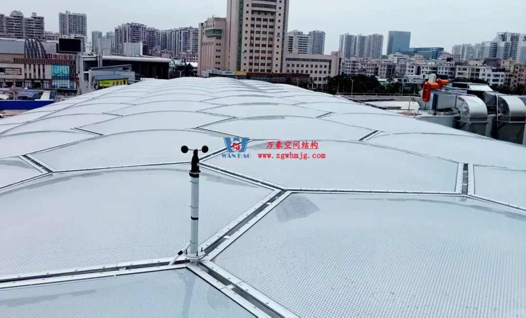 广州茂名总汇天街商业街ETFE膜结构工程
