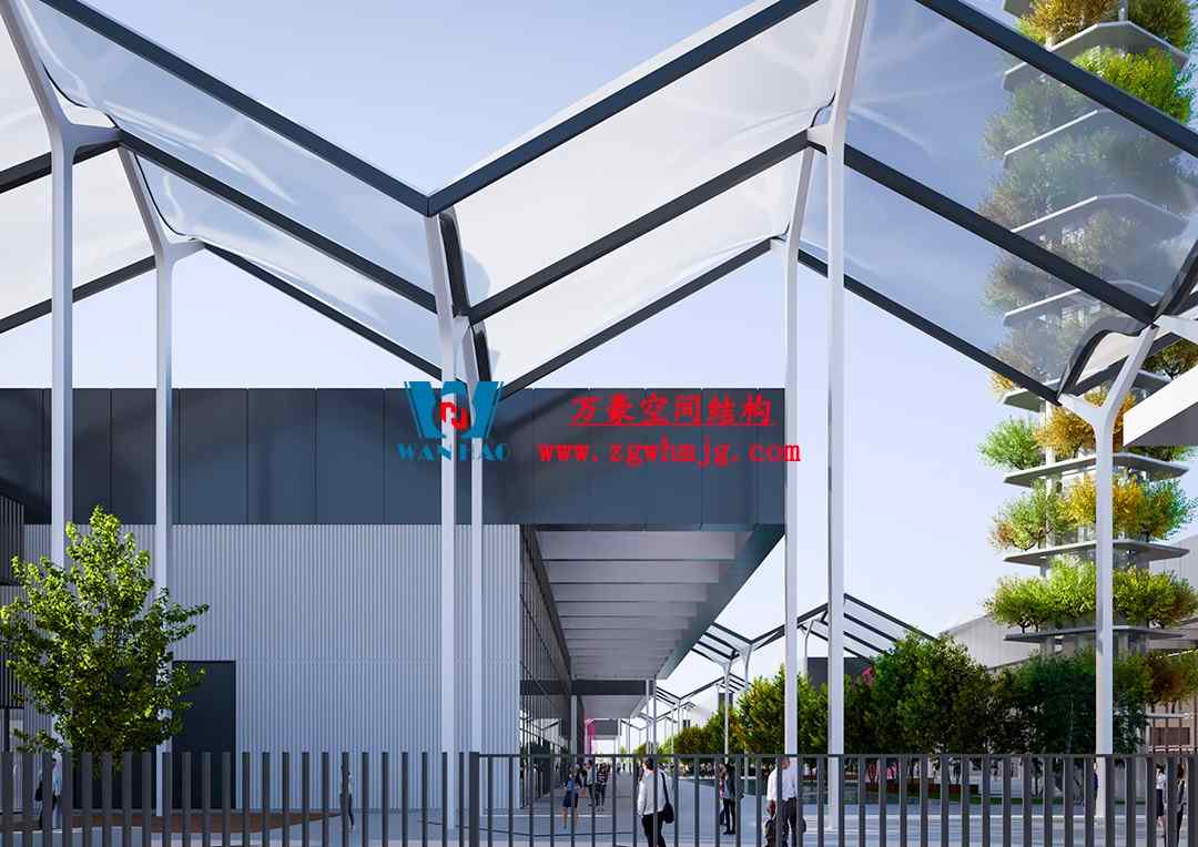 塞尔维亚会展中心ETFE膜结构 塞尔维亚会展中心ETFE膜结构