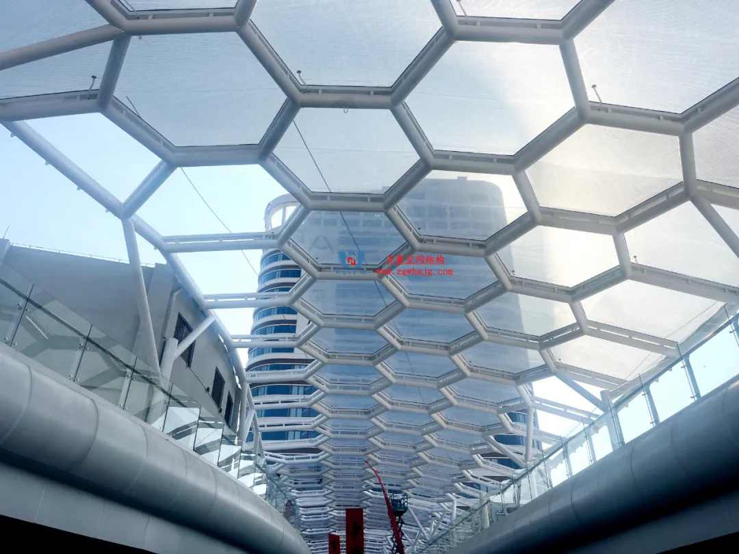 广州茂名总汇天街商业街ETFE膜结构工程