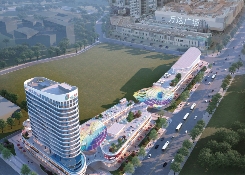 广州茂名总汇天街商业街ETFE膜结构工程