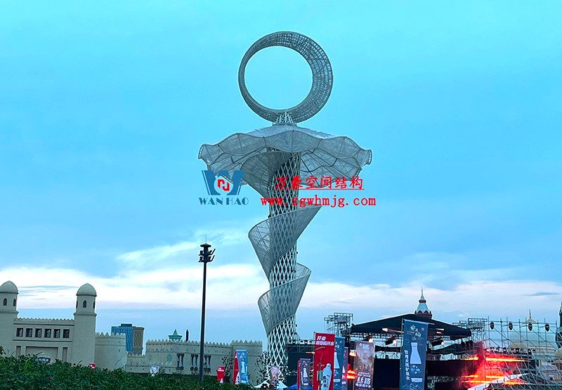 西安丝路塔ETFE膜结构