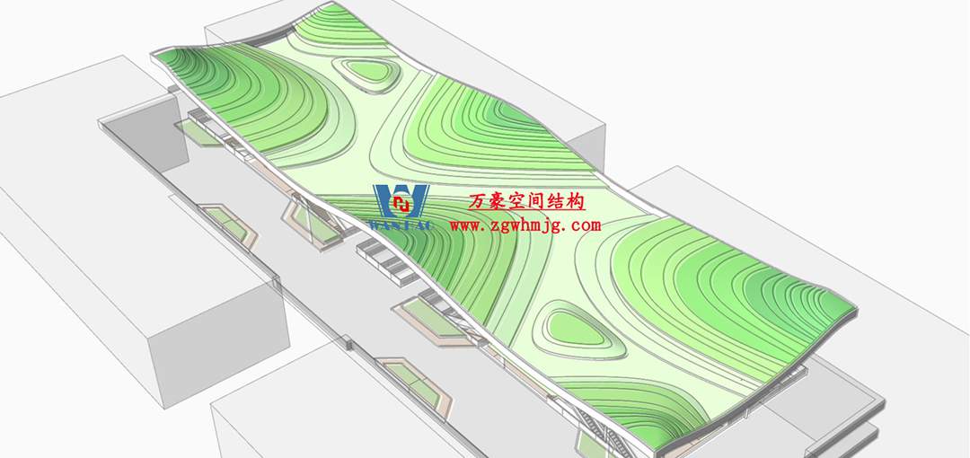 博多森谷项目中庭etfe膜结构工程