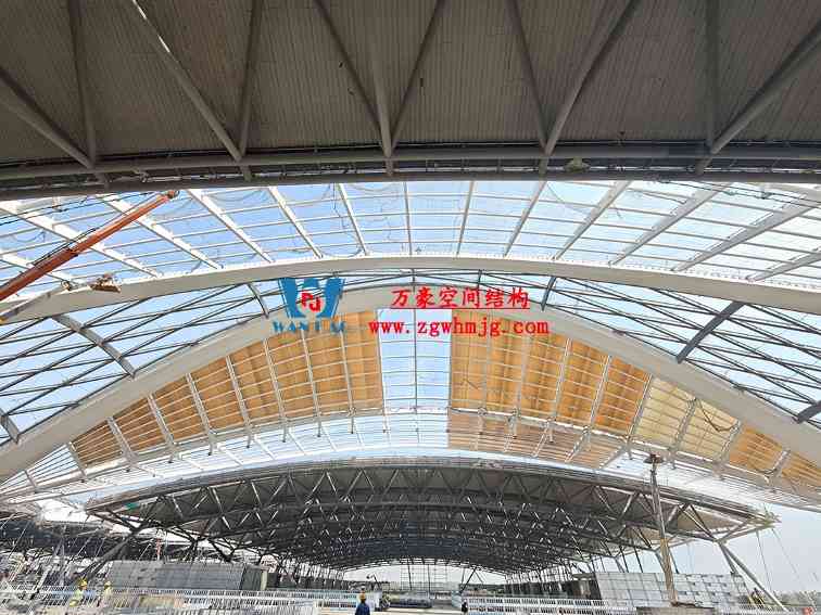 郑州中原高铁港数字展贸城ETFE膜结构 PTFE膜结构项目