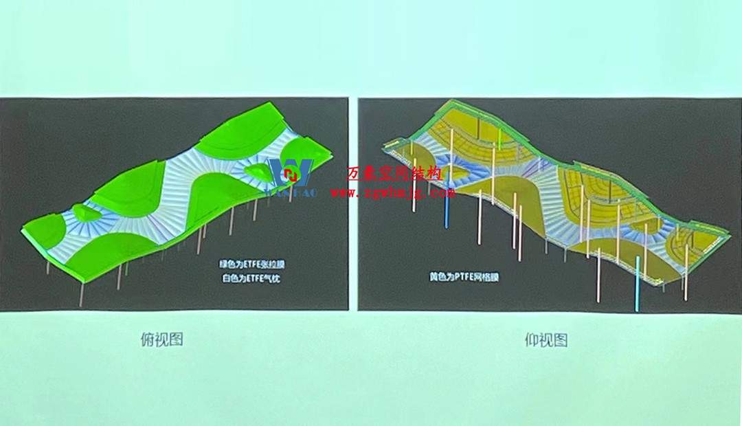 博多森谷项目中庭etfe膜结构工程