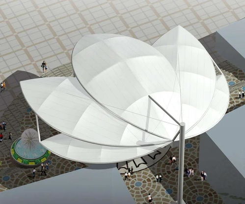 揭秘张拉膜材的秘密：探索建筑新材料的未来(图1)