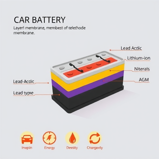 《汽车电瓶：揭秘其神秘面纱，揭秘常见电池类型与性能特点》