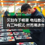 区别在于哪里 电缆敷设有三种模式 然而用途各是什么（图2）
