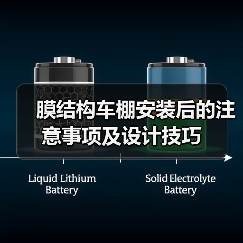 膜结构车棚安装后的注意事项及设计技巧（图2）