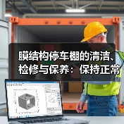 膜结构停车棚的清洁、检修与保养:保持正常状态的关键(图4) 膜结构停车棚的清洁、检修与保养:保持正常状态的关键(图4)
