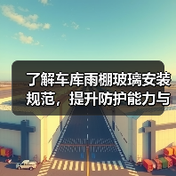了解车库雨棚玻璃安装规范,提升防护能力与美观性(图4) 了解车库雨棚玻璃安装规范,提升防护能力与美观性(图4)