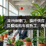 漳州伸缩门、旗杆供应及膜结构车棚施工,岗亭选购指南(图3) 漳州伸缩门、旗杆供应及膜结构车棚施工,岗亭选购指南(图3)