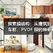 探索膜结构:从建筑到车棚,PVDF 膜的神奇应用(图1) 探索膜结构:从建筑到车棚,PVDF 膜的神奇应用(图1)