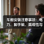 车棚安装注意事项:电力、脚手架、美观性与膜结构应用范围(图4) 车棚安装注意事项:电力、脚手架、美观性与膜结构应用范围(图4)