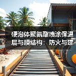 硬泡体聚氨酯喷涂保温层与膜结构:防火与建筑结构的创新(图3) 硬泡体聚氨酯喷涂保温层与膜结构:防火与建筑结构的创新(图3)