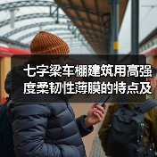 七字梁车棚建筑用高强度柔韧性薄膜的特点及应用(图3) 七字梁车棚建筑用高强度柔韧性薄膜的特点及应用(图3)