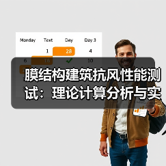 膜结构建筑抗风性能测试:理论计算分析与实际应用(图2) 膜结构建筑抗风性能测试:理论计算分析与实际应用(图2)