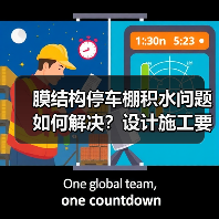 膜结构停车棚积水问题如何解决?设计施工要点大揭秘(图3) 膜结构停车棚积水问题如何解决?设计施工要点大揭秘(图3)