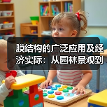 膜结构的广泛应用及经济实际:从园林景观到城市建设(图2) 膜结构的广泛应用及经济实际:从园林景观到城市建设(图2)