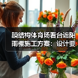 膜结构体育场看台遮阳雨棚施工方案：设计要点与实施策略（图3）
