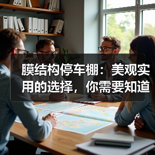 膜结构停车棚：美观实用的选择，你需要知道的一切（图2）