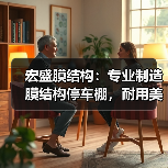 宏盛膜结构：专业制造膜结构停车棚，耐用美观，值得信赖（图3）