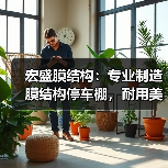 宏盛膜结构：专业制造膜结构停车棚，耐用美观，值得信赖（图1）