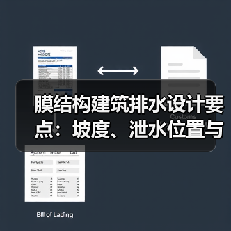 膜结构建筑排水设计要点：坡度、泄水位置与防积雪措施（图4）