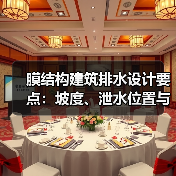 膜结构建筑排水设计要点：坡度、泄水位置与防积雪措施（图1）