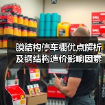 膜结构停车棚优点解析及钢结构造价影响因素探讨（图4）