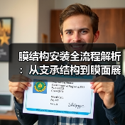 膜结构安装全流程解析：从支承结构到膜面展开的详细步骤（图2）