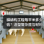 膜结构工程每平米多少钱？造型复杂度与材料决定价格（图1）