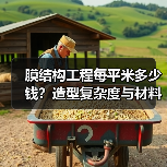 膜结构工程每平米多少钱？造型复杂度与材料决定价格（图3）