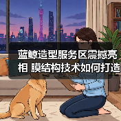 蓝鲸造型服务区震撼亮相 膜结构技术如何打造全新体验(图2) 蓝鲸造型服务区震撼亮相 膜结构技术如何打造全新体验(图2)