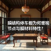 膜结构停车棚为何重视节点与膜材料特性?(图2) 膜结构停车棚为何重视节点与膜材料特性?(图2)