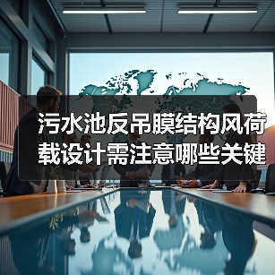 污水池反吊膜结构风荷载设计需注意哪些关键点?(图1) 污水池反吊膜结构风荷载设计需注意哪些关键点?(图1)