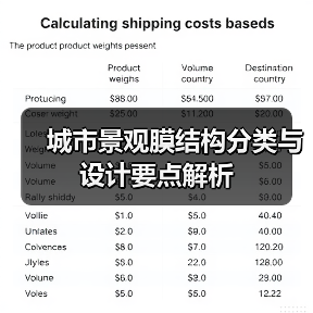 城市景观膜结构分类与设计要点解析（图4）