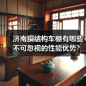 济南膜结构车棚有哪些不可忽视的性能优势？（图1）