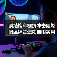 膜结构车棚抗冲击阻燃耐温隔音遮阳挡雨实用指南（图4）