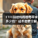 ETFE膜结构雨棚每平米多少钱？成本因素全解析（图2）