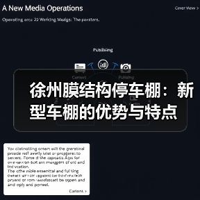 徐州膜结构停车棚:新型车棚的优势与特点(图4) 徐州膜结构停车棚:新型车棚的优势与特点(图4)