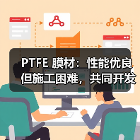 PTFE 膜材:性能优良但施工困难,共同开发性膜材推动膜结构发展(图1) PTFE 膜材:性能优良但施工困难,共同开发性膜材推动膜结构发展(图1)