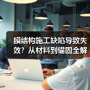 膜结构施工缺陷导致失效?从材料到锚固全解析(图1) 膜结构施工缺陷导致失效?从材料到锚固全解析(图1)