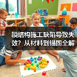 膜结构施工缺陷导致失效?从材料到锚固全解析(图3) 膜结构施工缺陷导致失效?从材料到锚固全解析(图3)